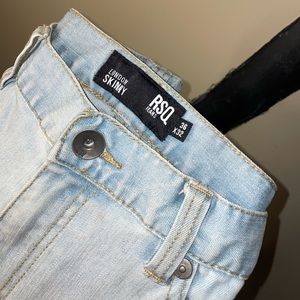 Light wash RSQ London skinny jeans size 36X32